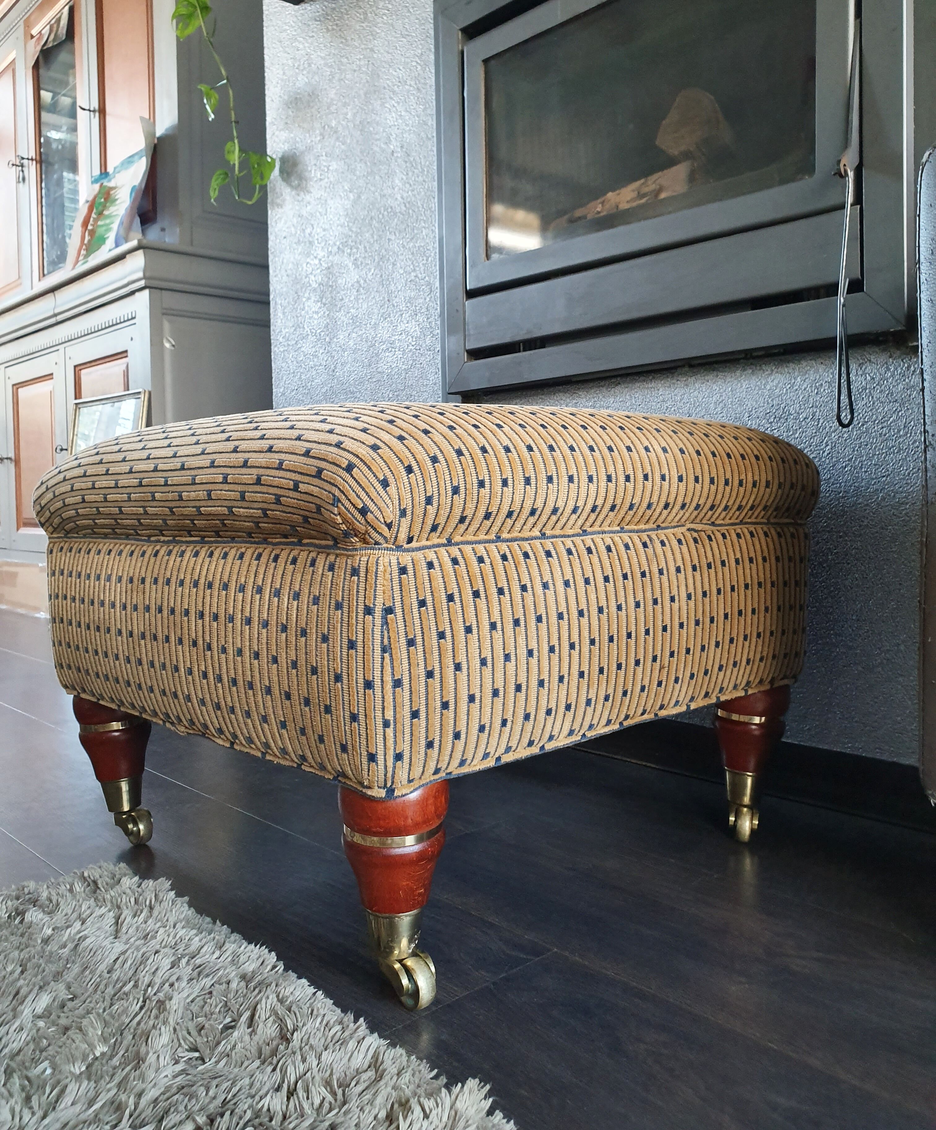 Vintage ottoman from the seventies