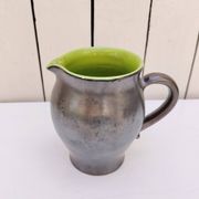Ceramic pitcher, faience by Elchinger, vintage