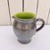 Ceramic pitcher, faience by Elchinger, vintage