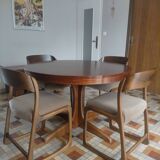 Scandinavian baumann sleigh chairs