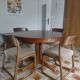 Chaises traîneau baumann scandinaves