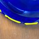 Large blue Murano glass vase 1960s