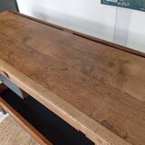 139 cm solid oak workbench