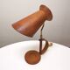 Lampe design diabolo cuir, 1950