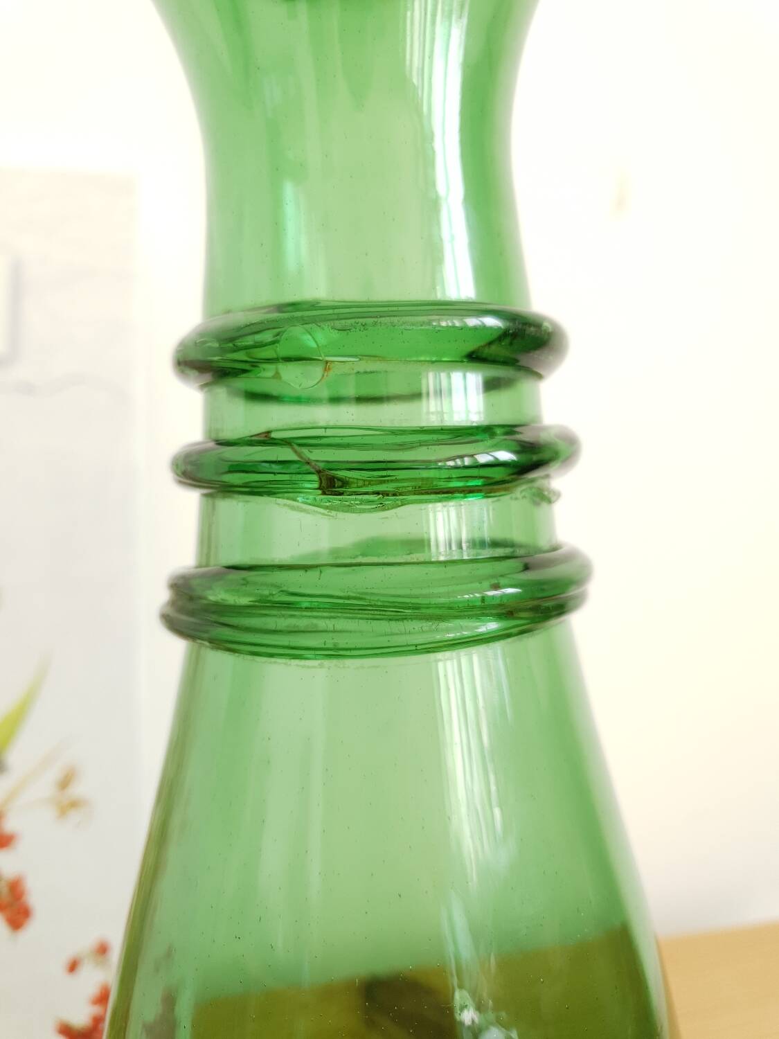 Vintage glass carafe