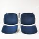 Pair of modernist chairs, Anonima Castelli, designed by G. Piretti, Italy