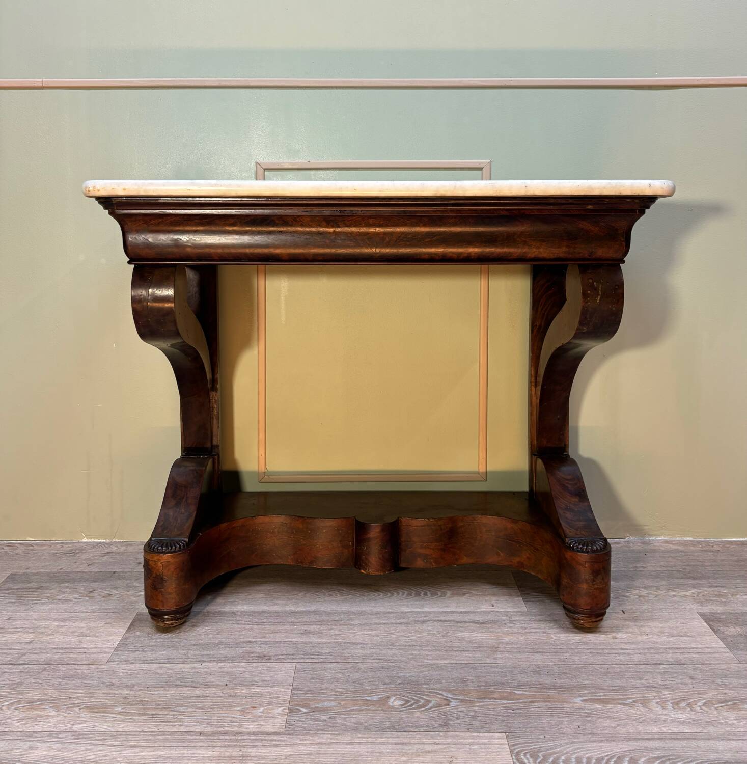 Console en acajou d’époque restauration vers 1830
