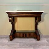 Mahogany console from the restoration period circa 1830