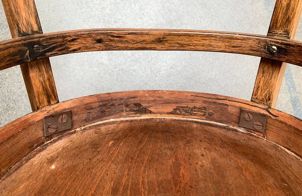 Art Deco Armchair Model 721 by Otto Wagner for J&J Kohn, 1900s