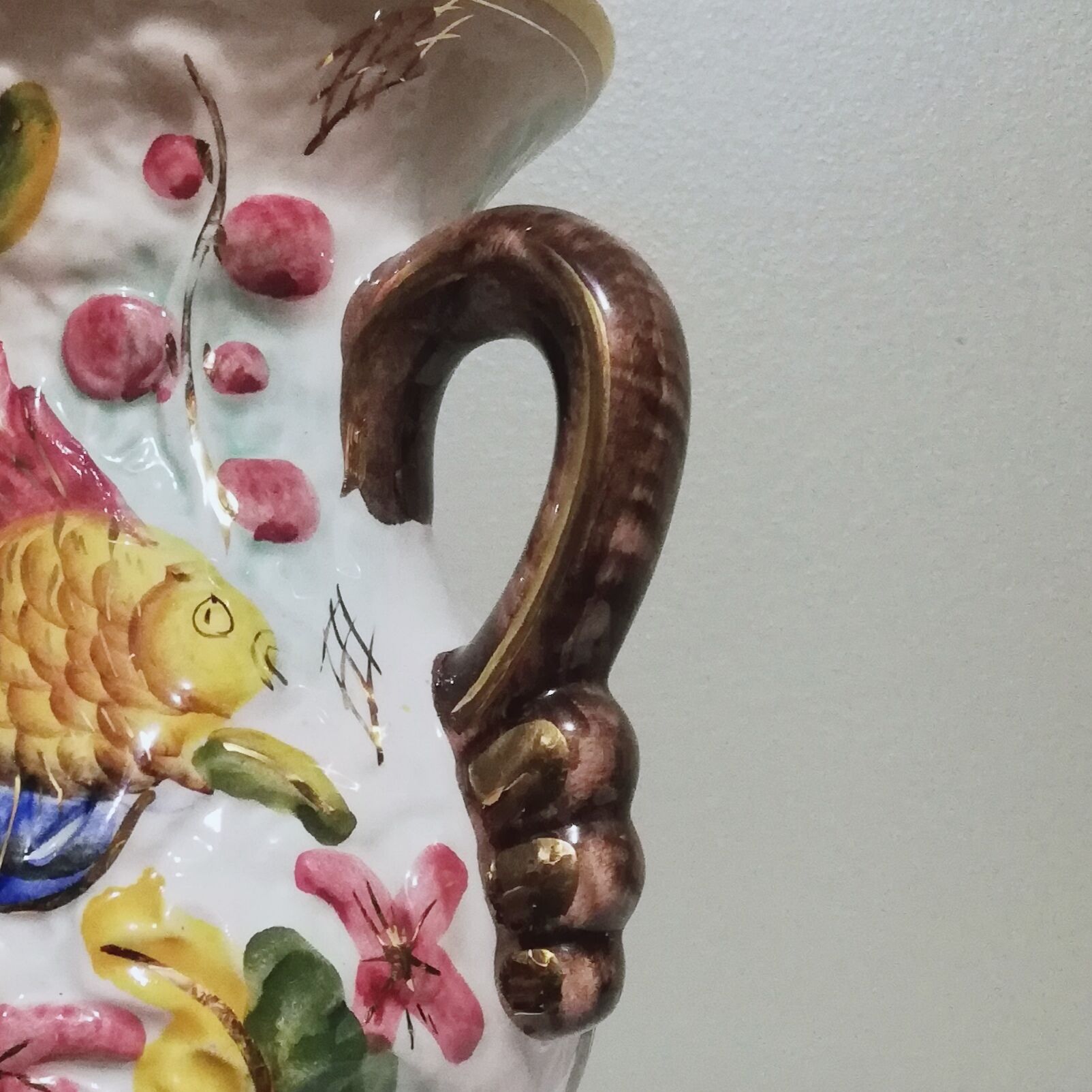 Ceramic vase signed Hubert Bequet