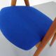 Set of Compass Chairs in Teak and Kvadrat Hallingdal 65 by Kai Kristiansen for Schou Andersen, 1960s