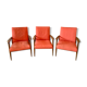 Set de 3 fauteuils à restaurer