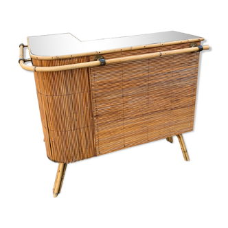 1950s rattan bar