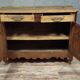 Buffet - very Louis XV style in solid oak from the 18th century.