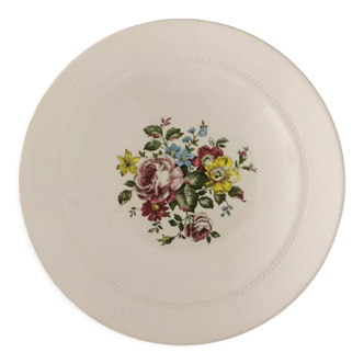 Plat antique faïence de Luneville China Keller et Guerin 1889 « Chaillot de Vercor »