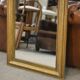 Mercury mirror from the Louis Philippe period, gilded with gold leaf, 19th century.