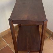 Wooden dessert table
