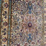 Carpet India Punjab wool and silk 120x190 cm
