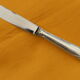 Set of 12 cheese or fruit knives handle in silver metal.