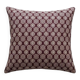 Housse de coussin kachin bordeaux et beige (rida)