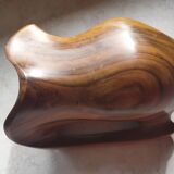 Olive wood pitcher.