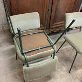 6 Chaises Design André Simard Airborne Vintage