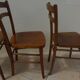 4 Lutherrma brand bistro chairs in their patinas – Very good condition