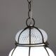Amazing Large Venetian Lantern in Murano Reticello Glass, 1940s