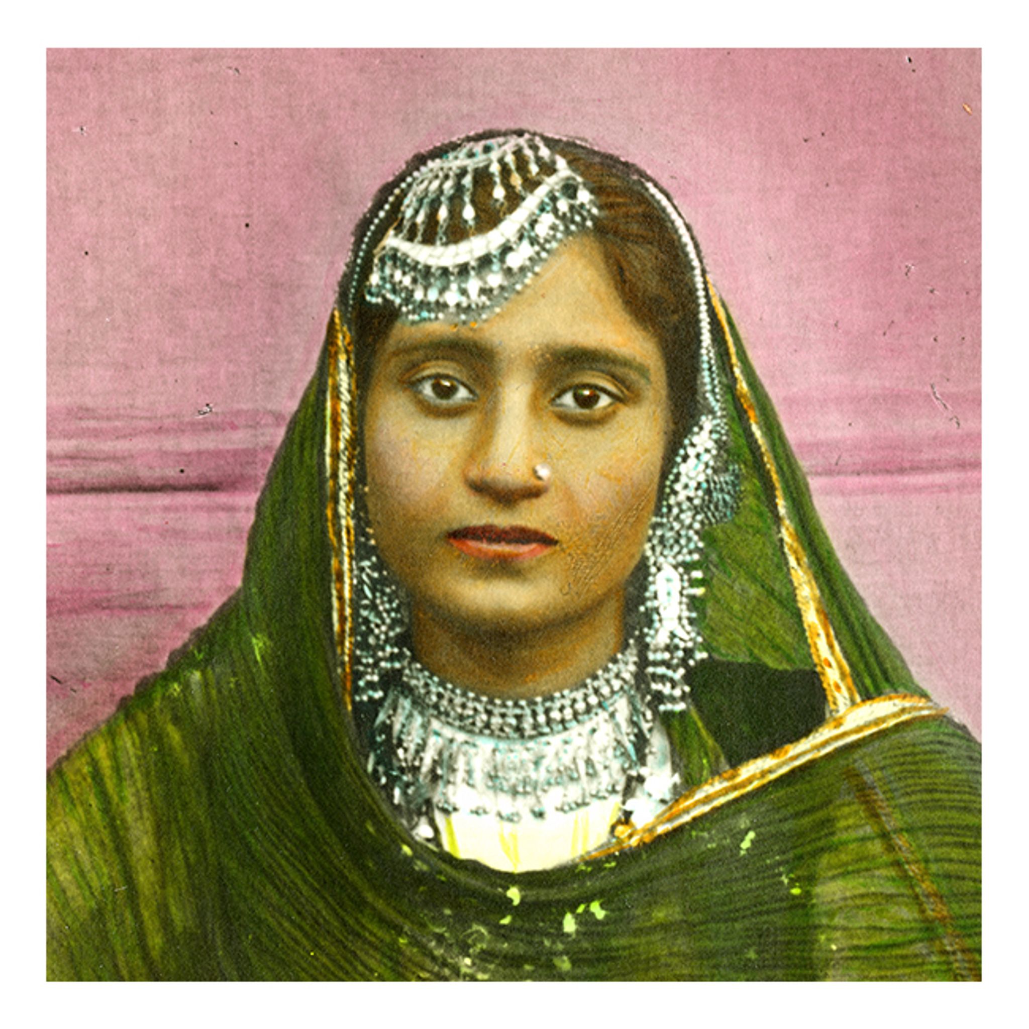 Colorful old photography Rajasthan circa 1920