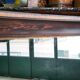 Antique wooden mirror