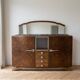 Buffet Art Déco bois et marbre