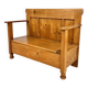 Banc d'entrée en pin, 1970s