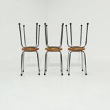 6 x Tabouret industriel design hollandais années 1960