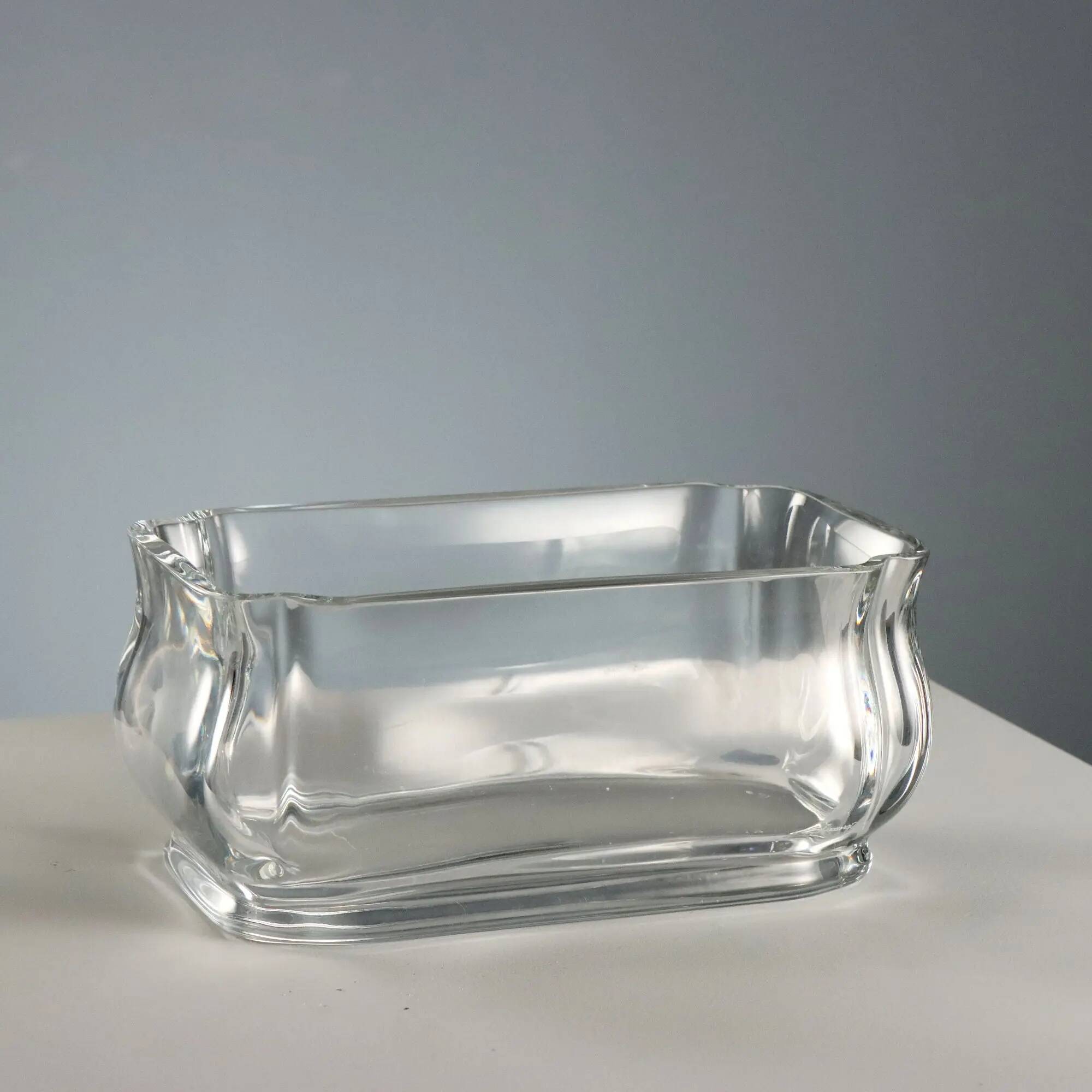 Centre de table vintage en cristal Baccarat France 1980s-1990s
