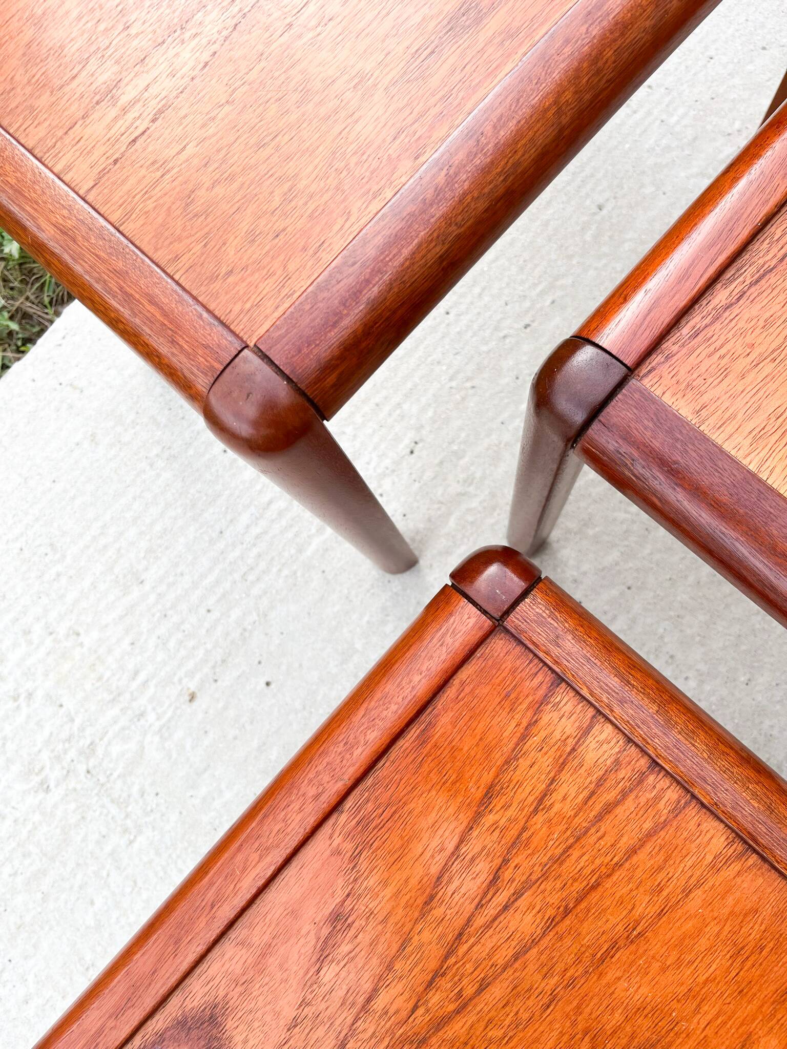 Vintage nesting tables from the 1970s.