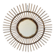 1960s Rattan Sun Mirror France