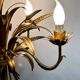 Rare Gilt Metal Sheaf of Wheat Floor Lamp by Hans Kogl, 1970s