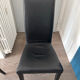 4 leather chairs by Cinna