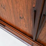 Gunni Omann highboard model 13 in rosewood Omann Jun Denmark 1960