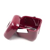 Space age red Ice Bucket, Guzzini Italy, ca. 1970s