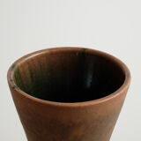 Vintage diabolo vase signed Accolay 1960's