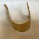 Large worked brass coat hook