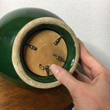 Pitcher from the 50s in green earthenware
