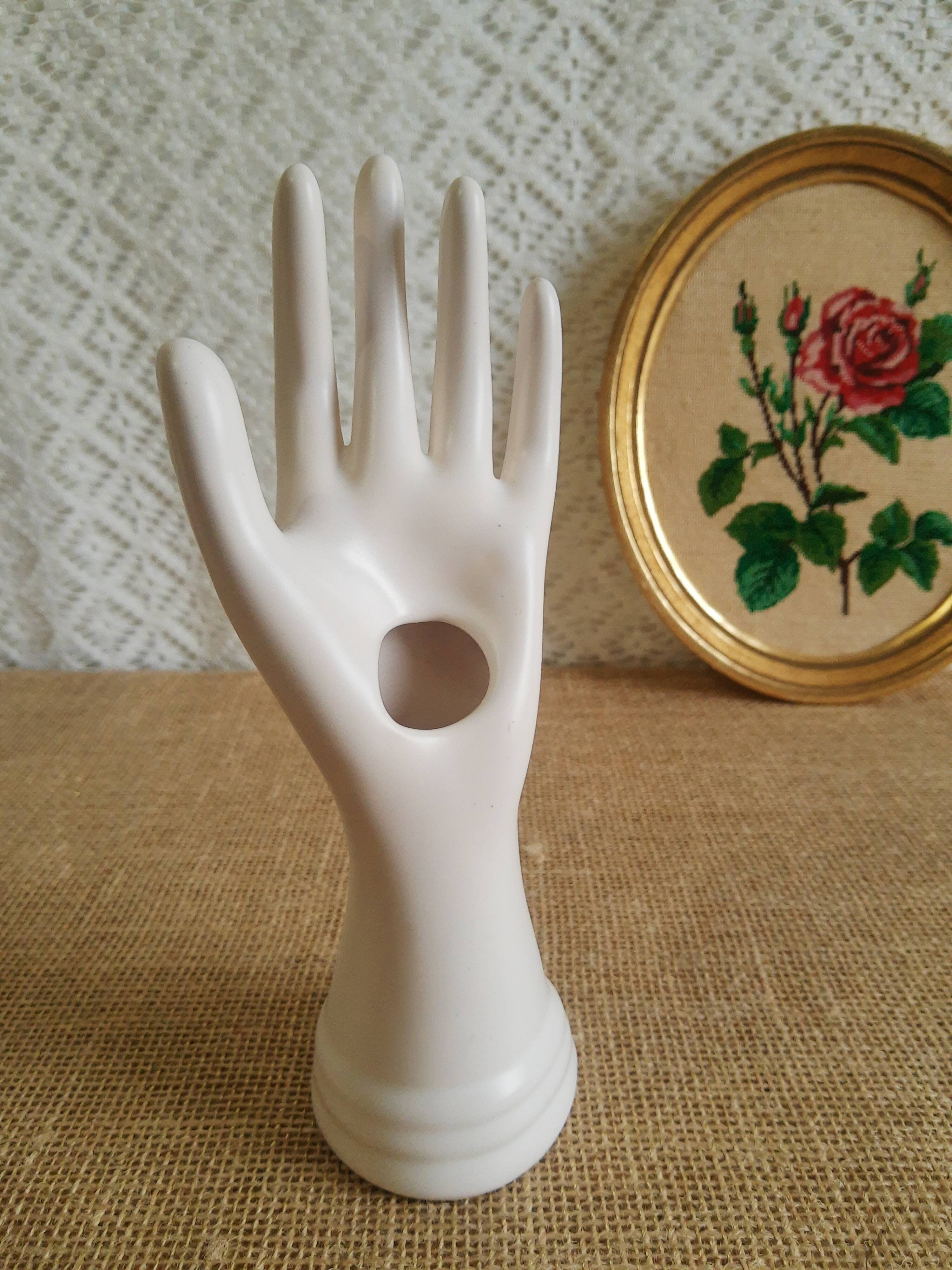 Hand ring vase vintage soliflore