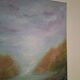 Half-abstract, half-impressionist tableau, original signed with its certificate.