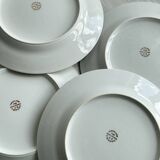 4 Vierzon Limoges porcelain plates.