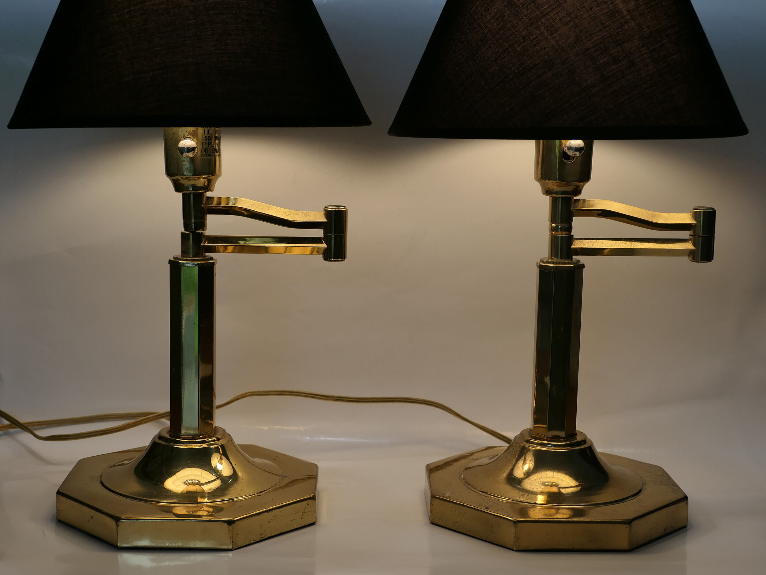 Pair of Hollywood Regency USA 1980's