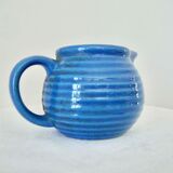 Blue pitcher