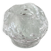 Support de bougie chauffe-plat Kosta Boda Snowball – Ann Wolff – Verre d'art suédois –