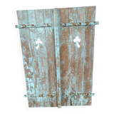 Green decorative shutters